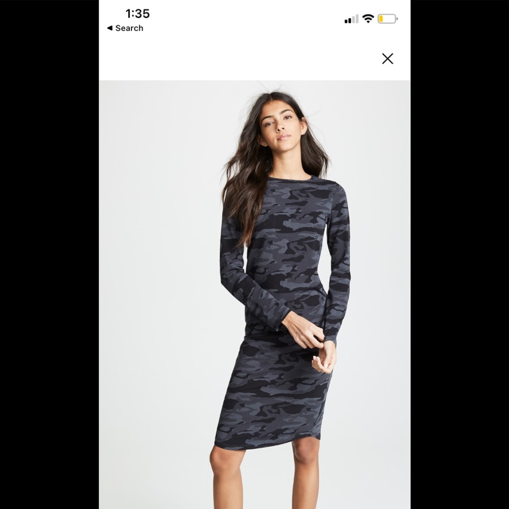 Monrow Camo Dress